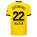 Maillot de foot Borussia Dortmund Ian Maatsen #22 Domicile vêtements 2023-24 Manches Courtes